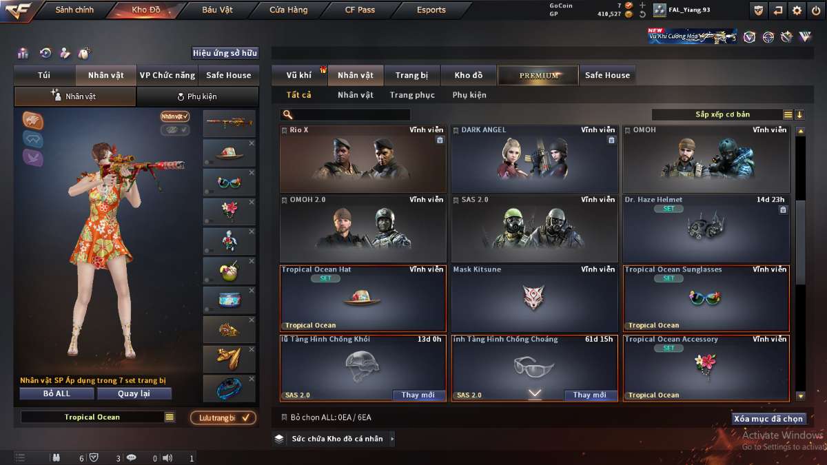 shop acc cf uy tin gia re